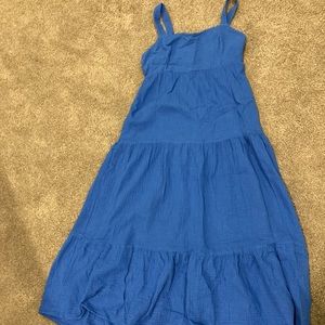 Blue maxi dress size small